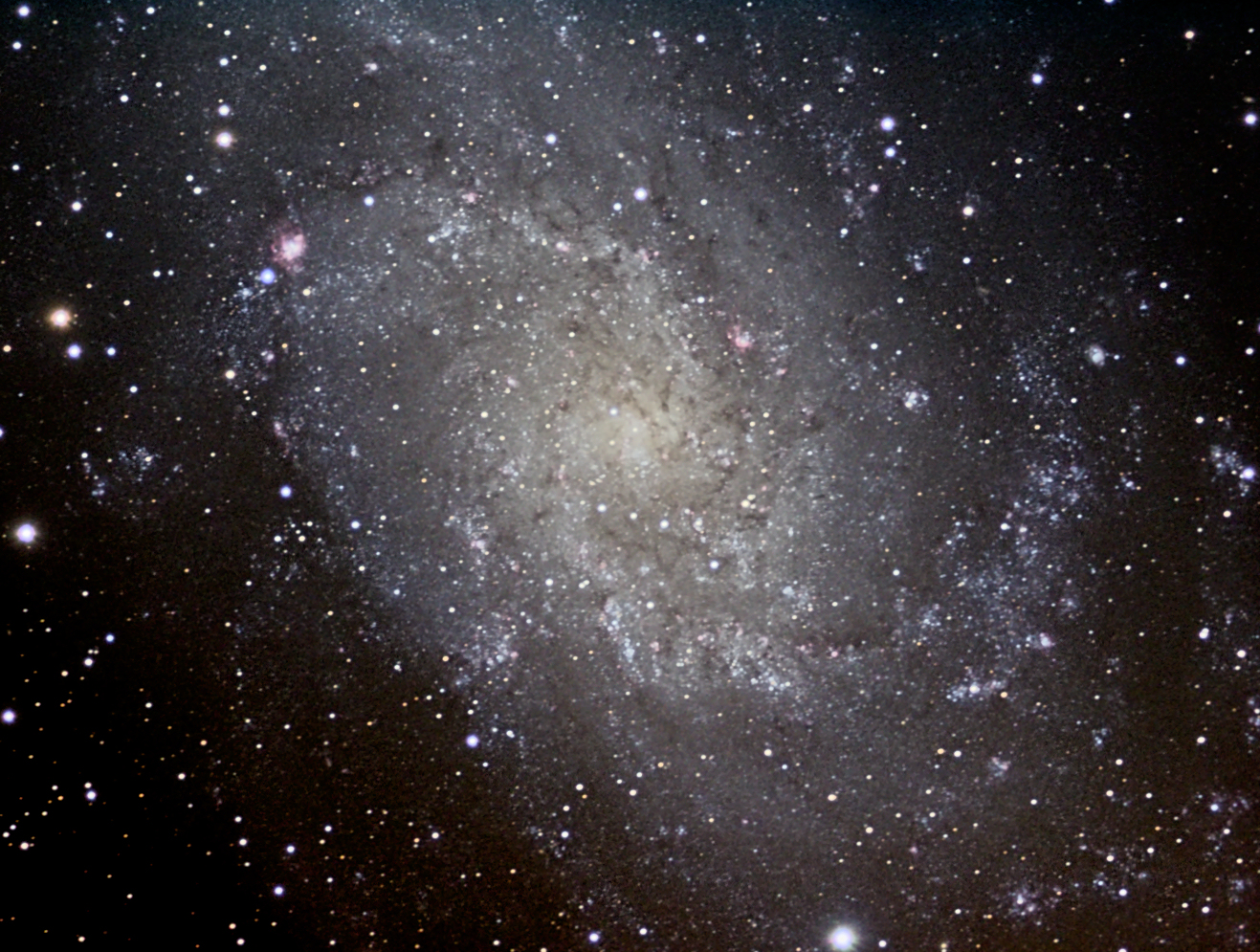 Nearby galaxy M33