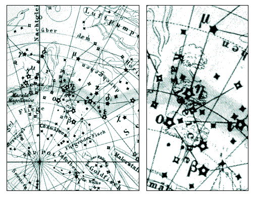 Old german star map